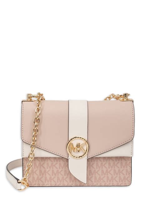 michael kors crossbody bag pink and white|Michael Kors weekender bag pink.